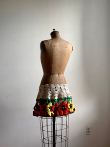 Peony Crochet Skirt